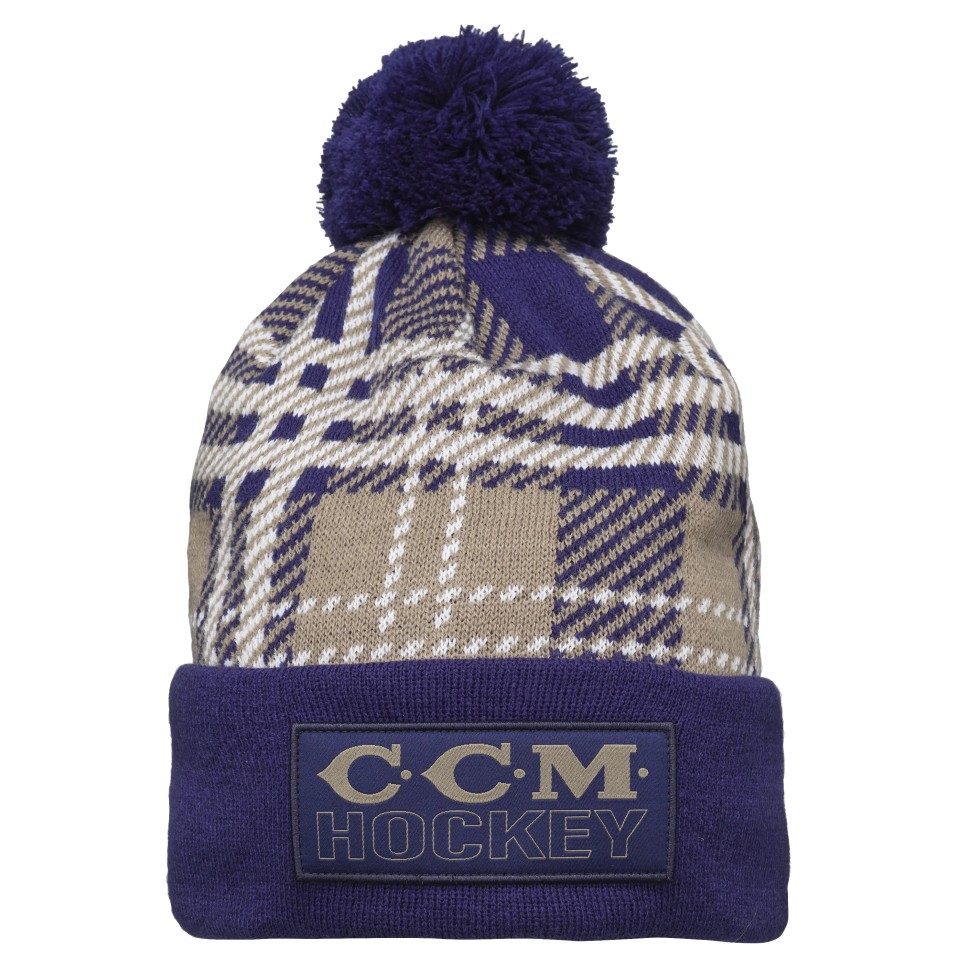 Шапка CCM Holiday Pom Knit Sr (A)