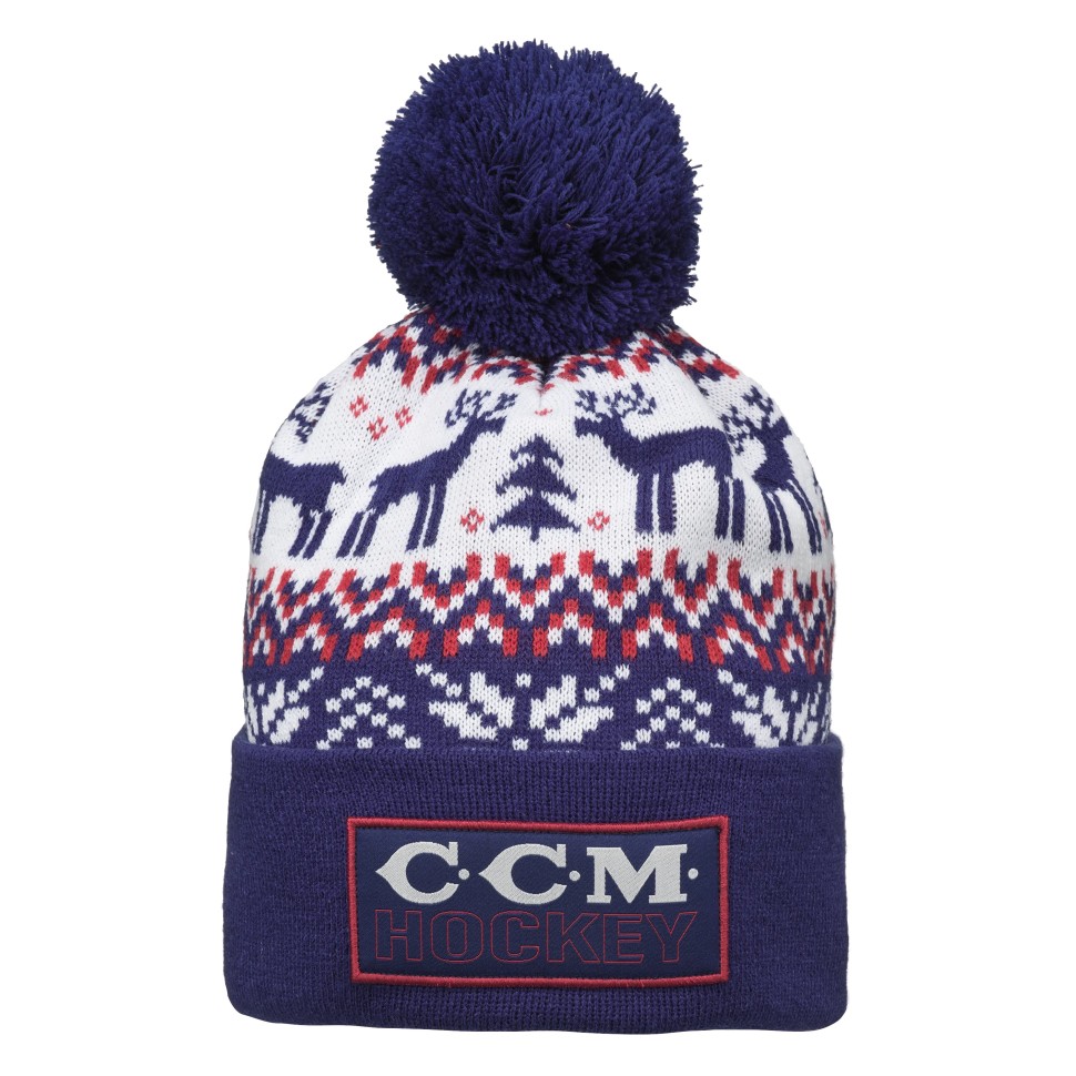 Шапка CCM Holiday Pom Knit Sr (B)