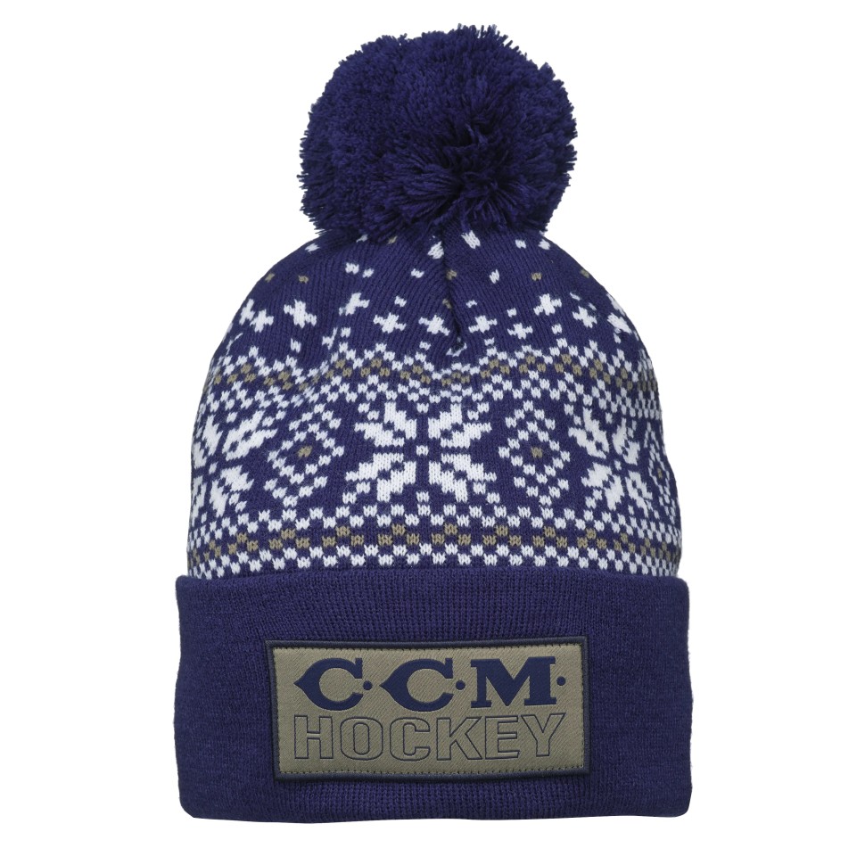 Шапка CCM Holiday Pom Knit Sr (C)