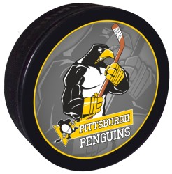 Шайба сувенирная Gufex NHL Pittsburgh Penguins маскот