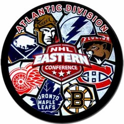 Шайба сувенирная Gufex NHL Atlantic Division