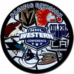 Шайба сувенирная Gufex NHL Pacific Division